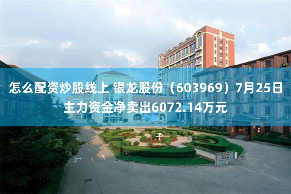 怎么配资炒股线上 银龙股份（603969）7月25日主力资金净卖出6072.14万元